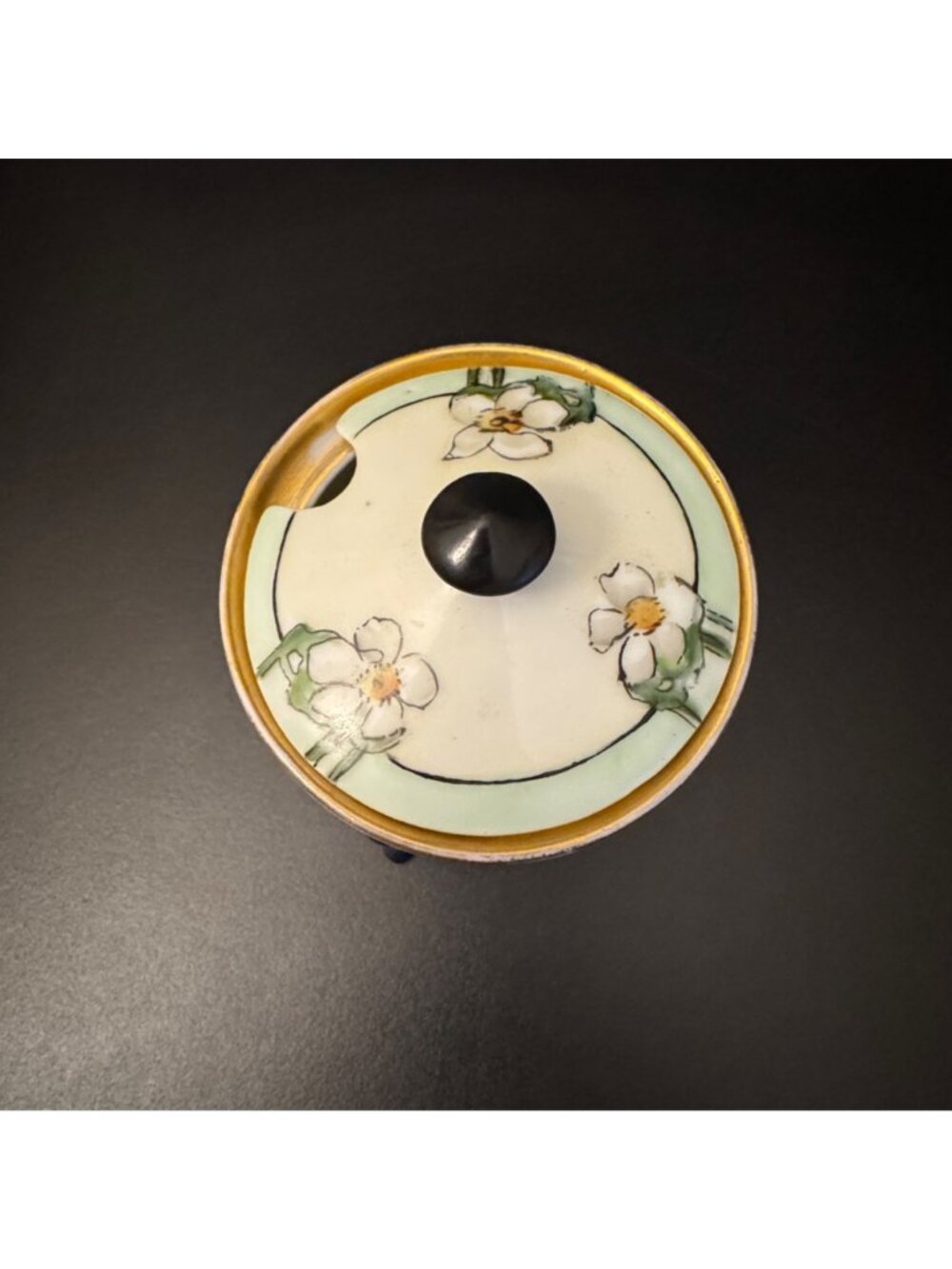 Thomas Of Bavaria Porcelain Jam Jar With Hand-Painted Orange Motif & Lid - Picture 8 of 16